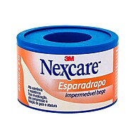 Esparadrapo Nexcare Impermeável Bege 25mm x 3m – Alta Adesão e Resistência - imagem 1
