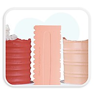 Espátula Decorativa Rosa Leni: Bolo Perfeito! - imagem 1