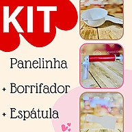 Kit Confeiteiro Completo: Panelinha 850ml, Borrifador e Espátula - imagem 2
