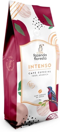Café Especial Intenso Torrado em grãos - pacote de 1Kg - imagem 1