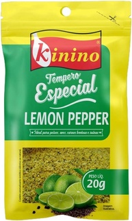 TEMPERO ESPECIAL LEMON PEPPER KININO 20G - imagem 1