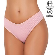 Kit 7 Calcinhas Fio Dental Canelada Confortáveis Empina Bumbum – Oferta Especial - imagem 1