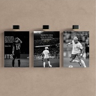 Kit 3 Quadros Decorativos com Versículos Bíblicos Inspiradores - Edição Especial Neymar Jr - imagem 1