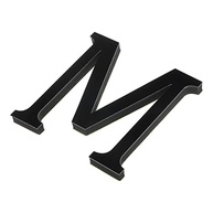 Adesivo de Parede Espelhado em Acrílico 3D Letra M - Decoração Moderna e Refinada - imagem 2