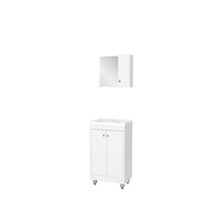 Armário de Banheiro Completo 45cm: Gabinete, Cuba e Espelheira - imagem 2