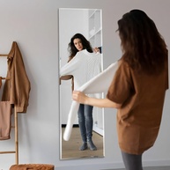 Espelho Corpo Inteiro Closet Retangular Bisotê 140x40cm - Design Moderno e Versátil - imagem 1