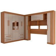 Guarda-Roupa Casal Positano: 10 Portas e Espelho! - imagem 2