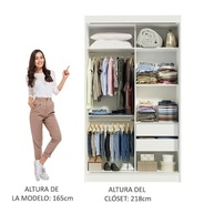 Guarda-Roupa Solteiro Madesa Tokio 2P com Espelho e 2 Gavetas – Organize seu Quarto com Estilo - imagem 5
