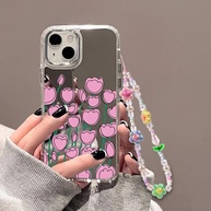 Capinha iPhone Espelho e Pulseira: Estilo e Proteção! - imagem 2