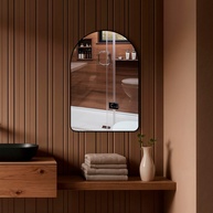 Espelho Orgânico Capela: Design Retrô e Elegância - imagem 1