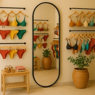 Espelho Oval Corpo Inteiro: Elegância e Amplitude - imagem 1