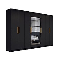 Guarda-Roupa Casal Odisseia: 8 Portas + Espelho - imagem 2
