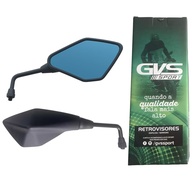 Retrovisor GVS Mini Rebaixado Z400 - Espelho Azul Plano para Honda | Par Esportivo - imagem 1