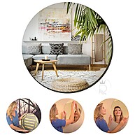 Espelho Redondo 60cm: Decore com Estilo! - imagem 1