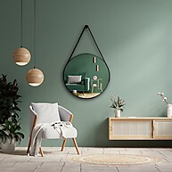Espelho Redondo 60cm: Elegância para seu Lar - imagem 1
