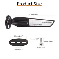 Espelho Retrovisor Stealth Wing para Motos Honda, Kawasaki e Suzuki - Design Ajustável e Campo de Visão Ampliado - imagem 4