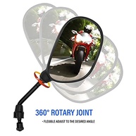 Espelho Retrovisor Universal 360° para Guidão de Moto e Quadriciclo - Visão Ampla e Segura - imagem 5
