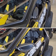 Espelhos Laterais 360° Ajustáveis em Alumínio para Can-Am Maverick R e X3 - Visibilidade Total e Segurança - imagem 5