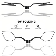Espelhos Retrovisores Moto 360° Rotativos para Kawasaki Z900, Z650, Z1000, Duke 390/690/790/1290 e Mais - Estilo Asa de Vento Ajustável - imagem 4