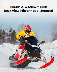 Espelhos Retrovisores KEMIMOTO para Motos de Neve: Visão Clara e Segurança Total - imagem 3
