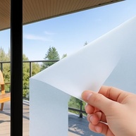 Película Jateada Eletrostática Grossa 2m x 45cm: Privacidade e Estilo para Vidros e Espelhos - imagem 3