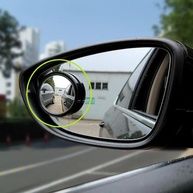 Espelhos Convexos Auxiliares 2 Pares: Visão Ampliada e Segurança Máxima para Moto e Carro - imagem 4