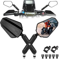 Espelhos Retrovisores Dobráveis para Moto: Segurança e Estilo com Suporte Universal M10/M8 - imagem 2