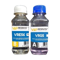 Resina Epóxi Rígida VRG5 + Endurecedor 145g - Baixa Viscosidade e Espessura Fina | Vip Resinas - imagem 1
