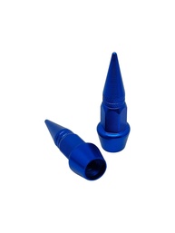 Conjunto 5 Tampas Válvula Pneu Estilo Espetado - Liga de Alumínio Universal - imagem 1