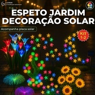 Espeto Solar Jardim RGB: Ilumine seu Espaço! - imagem 1