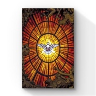 Quadro Canvas Religioso Divino Espírito Santo - Arte Sacra Iluminada 90x60cm - imagem 2