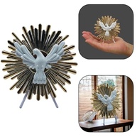 Adorno Pedestal Divino Espírito Santo - Decoração Sagrada para Mesa e Parede 10 cm - imagem 2