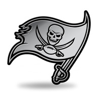 Adesivo 3D NFL Tampa Bay Buccaneers Cromado - Mostre seu Espírito de Fã! - imagem 1