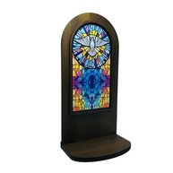 Oratório de Madeira para Imagem de Santo Espírito Santo Grande - imagem 4