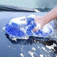 Esponja de Lavagem de Carro em Microfibra Coral Azul - Dupla Face para Limpeza Profunda e Segura - imagem 3