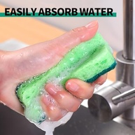 Esponja de Limpeza Dupla Face - Resistente e Ecológica para Cozinha e Banheiro - imagem 4