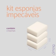 Esponja de Melamina Impecável 3 Peças - Limpeza Profunda sem Esforço - imagem 4