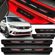 Soleira Esportiva Resinada Preta Fiat Argo (2017-2021) - Estilo e Proteção Premium - imagem 1