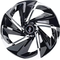 Calota Esportiva Nitro Aro 14 Black Silver Elitte: Estilo e Personalidade para Seu Carro - imagem 1