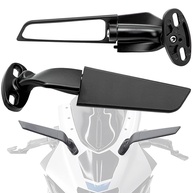 Espelho Retrovisor Asa Aerodinâmica para Motos Esportivas - Ângulo Amplo Ajustável - imagem 1