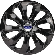 Jogo 4 Calotas Esportivas Velox Aro 13 Preto Brilhante - Ford Ka e Fiesta - imagem 5