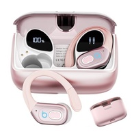 Basike Fone de Ouvido Sem Fio Esportivo BLuetooth 5.3 TWS，Tela LED Dupla, 3 Tamanhos Tampões Ouvido Intercambiáveis, Suporta chamadas de voz, adequadas para Android e IOS (Preto) - imagem 2