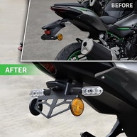 Kit Eliminador de Para-lama Z500 2024/2025: Design Esportivo e Placa Perfeita para Kawasaki - imagem 3