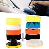 Kit de Almofadas de Polimento 11 Peças - Espuma Autocolante para Furadeira | Ideal para Pintura Automotiva - imagem 3