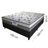 Cama Box Casal com Colchão de Espuma D33 Fort 138x188cm - Conforto e Estabilidade para Boas Noites - imagem 4