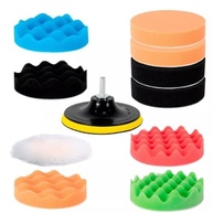 Kit Polimento Automotivo 3 Polegadas - 11 Peças com Espumas e Boinas para Furadeira - imagem 5