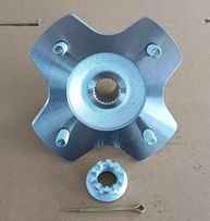 Cubo de Roda Traseiro Esquerdo para Honda TRX 420, 500 e 520 Rancher - Completo com Porcas! - imagem 4