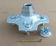 Cubo de Roda Traseiro Esquerdo para Honda TRX 420, 500 e 520 Rancher - Completo com Porcas! - imagem 3
