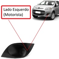 Moldura Farol Palio G5: Preto Lado Esquerdo - imagem 2