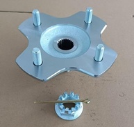 Cubo de Roda Traseiro Esquerdo para Honda TRX 420, 500 e 520 Rancher - Completo com Porcas! - imagem 5